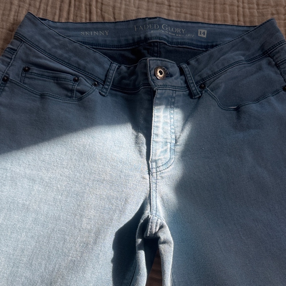 Faded Glory Denim Blue Skinny Jeans